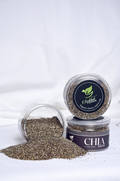 Surkhab Chia Seeds(300g) – High In Fiber, Protein & Aid In Weight Loss - Maxican Seeds - Surkhab Foods